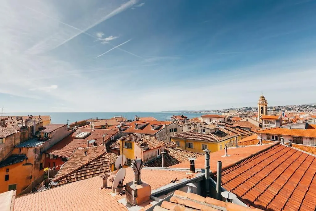 #32 Panoramic Sea View Over Old Town Terrace & Ac Nizza 0*,  Frankreich