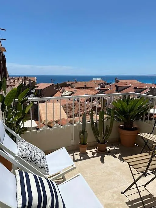 #32 Panoramic Sea View Over Old Town Terrace & Ac Nizza Apartment